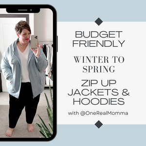 Budget Friendly Winter to Spring Zip Up Jackets & Hoodies