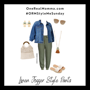 Style Me Sunday - Linen Joggers