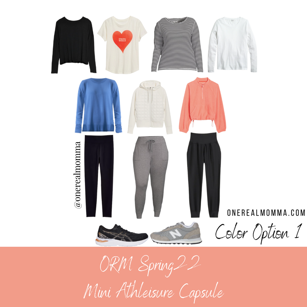 Activewear and Athleisure Mini Capsule Wardrobe + 10 Outfit Ideas